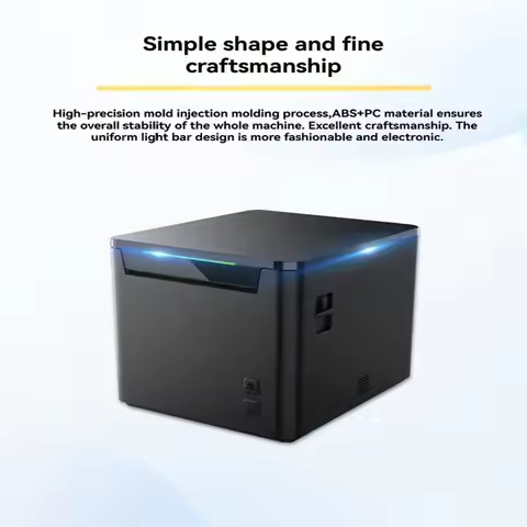 80mm thermal label printer 2/3-inch barcode sticker printer Bluetooth receipt printer Bluetooth/USB/