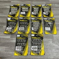 Full ốc dàn áo Salaya inox304 mẫu thái gắn được nhiều dòng xe