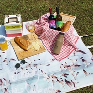 【DESTINO STYLE】日本文青風自然系肩背野餐墊(小)