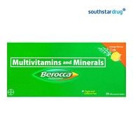 Berocca Orange Energy Vitamins Effervescent Tablets - 30s