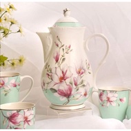 Vantage Tiffany Blue Magnolia Jug Set
