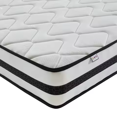 Modern Traditional Hybrid 5*6 FT Pocket Spring Mattress King Queen Size Natural Latex Memory Acousti