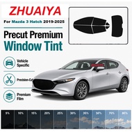 Premium Precut Nano Ceramic Tint For Mazda 3 Hatch 2019-2025 2Mil UV99% IR99% 5-Year Warranty