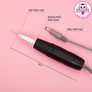 Tay cầm máy mài dũa móng EN101 và US 801/ 803/ 805 mài móng cầm tay chuyên dụng - Kitty Nails Supply