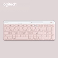 【Logitech 羅技】K580 超薄跨平台藍牙鍵盤 / 玫瑰粉