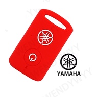 Yamaha Silicone 2 Buttons Key Cover Case Red for Yamaha NVX 155 / XMAX 300 / AEROX 155 Motorcycle