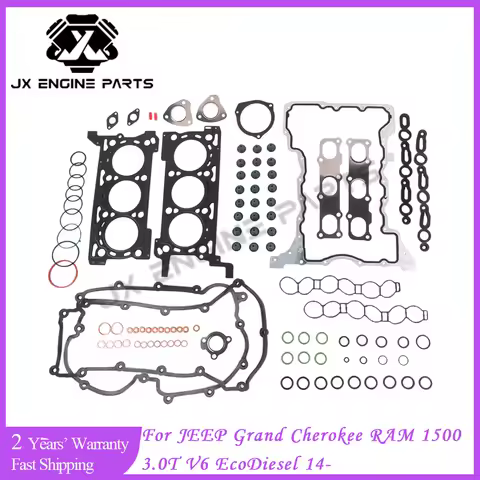 EXF EXN Engine Valve Cover Head Oil Seal Full Gasket Set For RAM 1500 JEEP Grand Cherokee WK WK2 3.0