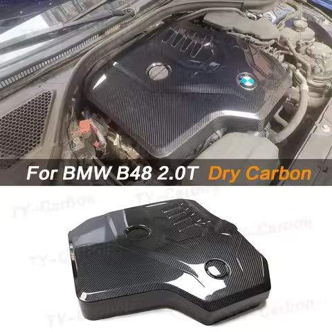 Dry Carbon Fiber Engine Hood Cover Trim Protector Panel Guard For BMW 3/4/5 Series G20 G22 G23 G30 G