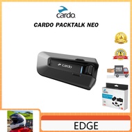 Cardo PACKTALK Edge Motorcycle Bluetooth Communication System Headset Walkie-Talkie with Sound JBL Cycling Headset