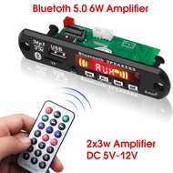 MP3 Decoder Board  FM TF USB Bluetooth 5.0 Car Radio Module Audio Adapter 12V