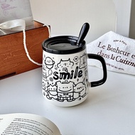 Cute Ceramic Mugs Creative Birthday Gifts for Friends And Boyfriends Girls And Boys Memorial Souveni