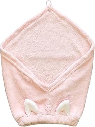 CBJAPAN CARARI Hair Turban, Facial Cleansing, Pool, Bath, Absorbent 3 Times, Microfiber Cat, Head Ci