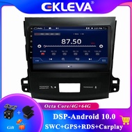 EKLEVA 9" Car Multimedia Player Car Radio Stereo GPS Android 12 For Mitsubishi Outlander xl 2 CW0W 2