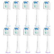 10 Pack Replacement Brush Heads,Compatible with Philips Sonicare Replacement Heads Electric Toothbru