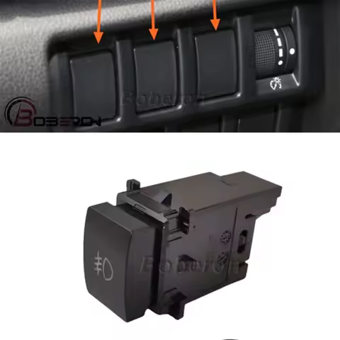Interior LED Switch Front Fog Light Rearview Mirror Heating Push Button Music Switch For Subaru Fore