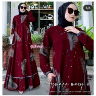 Siera Dress Diana Denim Import gamis Terbaru