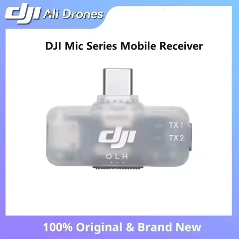 DJI Mic Series Mobile Receiver Brand and New Compatibility with DJI Mic 2 DJI Mic 3 DJI Mic Mini DJI