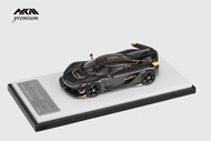 預訂 Pre-Order HKM Premium 1:64 Koenigsegg  Jesko Attack 高翼版超跑 Silver Blue 銀色藍拉花 / Glacier Blue  冰川藍 /