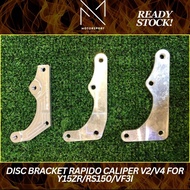 DISC BRACKET RAPIDO CALIPER V2/V4 FOR Y15ZR/RS150/VF3I