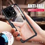 Acrylic Phone Case For One Plus 15 13 T R 13T 13R OnePlus15 1+13R 1+15 5G Shockproof Casing Protecti