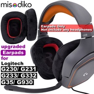 misodiko Upgraded Ear Pads Cushions Replacement for Logitech G230 G231 G233 G332 G35 G930 Gaming Hea