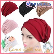 OKDEALS Women Cancer Muslim Scarf Cap Head Cap Hat Cotton Chemo Cap