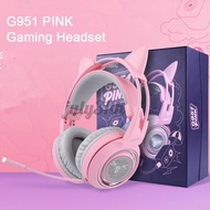 Somic G951PINK USB3.0 Pink 7.1 Girl Heart Cute Gaming Headphone