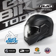 #HJC i100 SF Black Modular Helmet | Flip-Up Helmet | Sun Visor | ECE R22.06 P/J Certified
