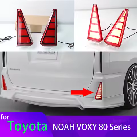 Car LED Reflector Lamp Rear Fog Lamp Rear Bumper Light Brake Light For Toyota NOAH VOXY 80 Series Au