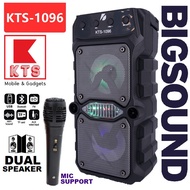KTS-1096/YD 802 Wireless Portable Bluetooth Speaker With Led Light Support Mic