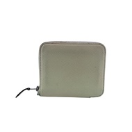 【二手】愛馬仕零錢包卡包，對折錢包，錢包，品牌零錢包，鈔票夾，白色