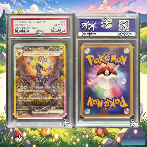 PTCG 2024 Umbreon Ex 217/187 SAR Custom Art Card - Pokemon Japanese SV8a Terastal Festival Ex Replic