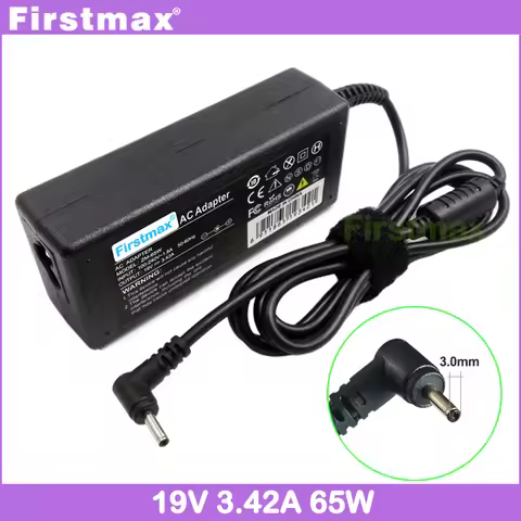 19V 3.42A 65W Charger for Acer Laptop Adapter TravelMate P614-51 P614-51G P614-51-G2 P614-51G-G2 P61