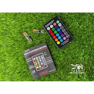 REMOTE CONTROL T10 MOTORCYCLE CAR LED BULB MULTICOLOR SIDE LIGHT BULB LED REMOTE