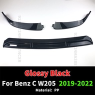 ชุดปรับแต่งกันชนรถคางด้านหน้าชุดปรับโฉมสำหรับ Mercedes W205 Benz C Class 2014 2015 2016 2017 2018 20