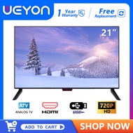 WEYON ทีวี 21 นิ้ว HD LED TV ทีวีความละเอียดสูงขนาด  (USB-HDMI-AV-VGA) ทีวีราคาถูกๆ โทรทัศน์จอแบน tv 21 นิ้ว