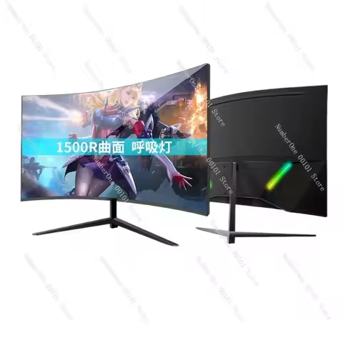 Curved 32-inch LCD Monitor, 34-inch Computer Screen, 144Hz Gaming Display, 2K Resolution