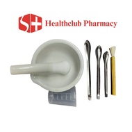 Ceramic Mortar and Pestle Porcelain Mortar Grinding Bowl for Medicine 8cm/10cm/13cm