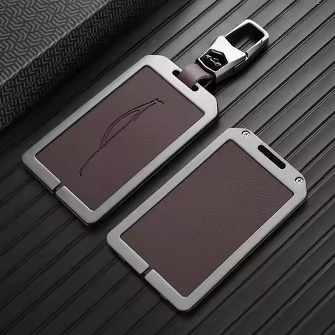 Card Key Cover For BMW I3 I5 BMW I7 I4 BMW IX3 IX1 Premium Zinc Alloy Anti Scratch Key Card Holder K
