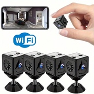 1pc 1080P Full HD Mini Wireless Security Camera-HD Night Vision, Motion Detection, Two-Way Intercom,