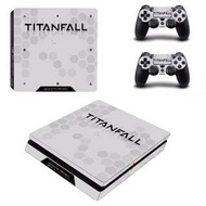 全新 Titanfall PS4 Slim Playstation 4保護貼 有趣貼紙 包主機底面+2個手掣) YSP4S-0887