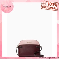 Pre-order: Kate Spade Staci Colorblock Dome Crossbody in Rose Smoke