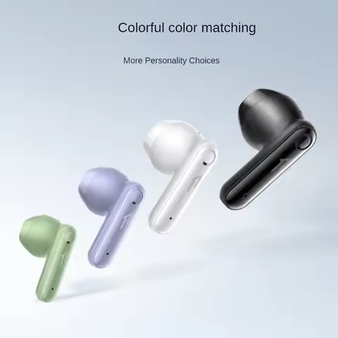 Neo Super Bean Wireless Bluetooth Headset Semi-In-Ear Talking Noise Canceling TWS Sports Music,1 mor
