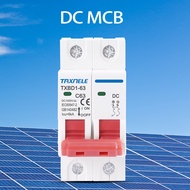 2P DC 1000V Solar Mini Circuit Breaker Battery Switch 6A 10A 16A 20A 25A 32A 40A 50A 63A DC MCB for