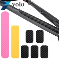 YOLO Bike Protective Stickers, Protective Film Safety Tape Bike Frame Protector, Bike Frame Sticker Anti-scratch PVC Black Chain Protective Sticker Cycling Care