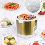 Household Rice Cooker4L5L6LButton Small Rice Cooker Non-Stick Pan Smart Reservation Multi-Function W