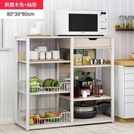 廚房置物架 廚房收納架 微波爐烤爐調味料落地置物架 多層收納架子碗櫃收納省空間