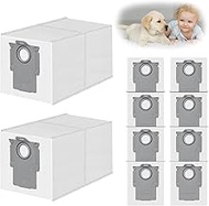 Vacuum Cleaner Bags for Roborock S8 MaxV Ultra, Qrevo S, Qrevo Pro, Saros 10R, Qrevo Curv, Qrevo Mas