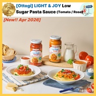[Ottogi] LIGHT&JOY Low-Sugar Pasta Sauce 600g (2 Flavors) | Healthy Diet / Low-Calorie / K-Food