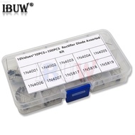 100Pcs 10 Values Rectifier Diode Assorted Kit 1N4001 1N4002 1N4003 1N4004 1N4005 1N4006 1N4007 1N581